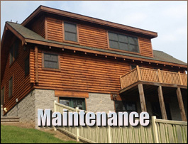  Goldston, North Carolina Log Home Maintenance